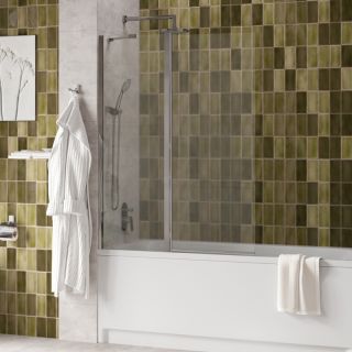 Шторка на ванну Wasserkraft Salm 27P02-110 110см серебристый